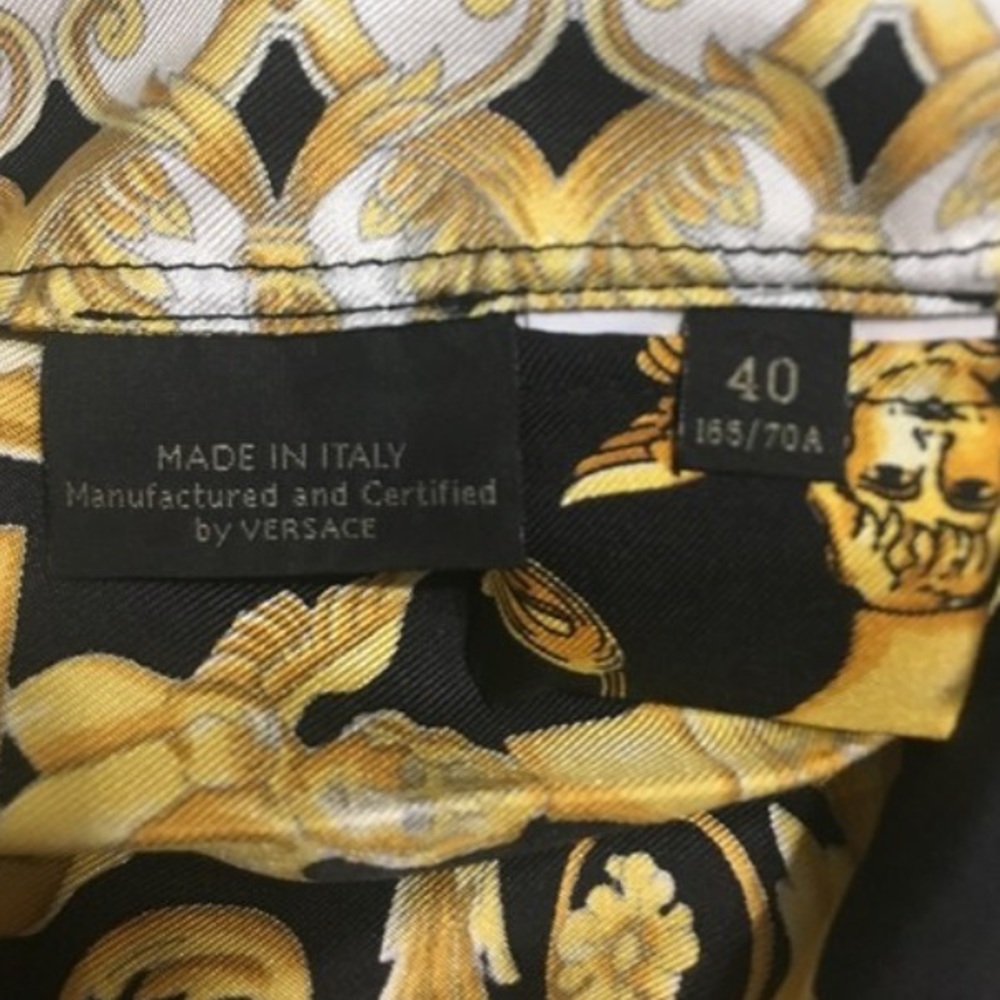 Versace Tribute Baroque Pleated Skirt Sz 40(US 4) - Picture 5 of 6
